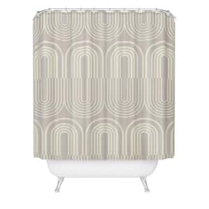 71 in. x 74 in. Grace Arch Pattern Shower Curtain