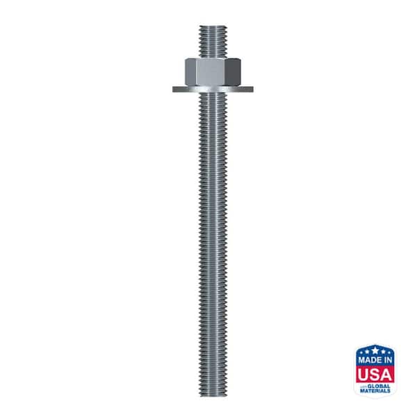 Simpson Strong-Tie RFB 5/8 in. x 8 in. Zinc-Plated Retrofit Bolt