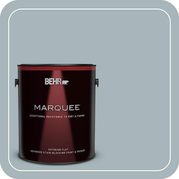 BEHR MARQUEE 1 gal. #ECC-22-2 Bay View Flat Exterior Paint & Primer
