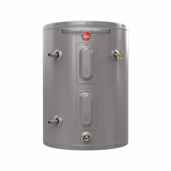 Performance 38 Gal. 5500-Watt Short Electric Water Heater w/6Yr Tank Warranty & 240-Volt, Side Connects for Apt Closets