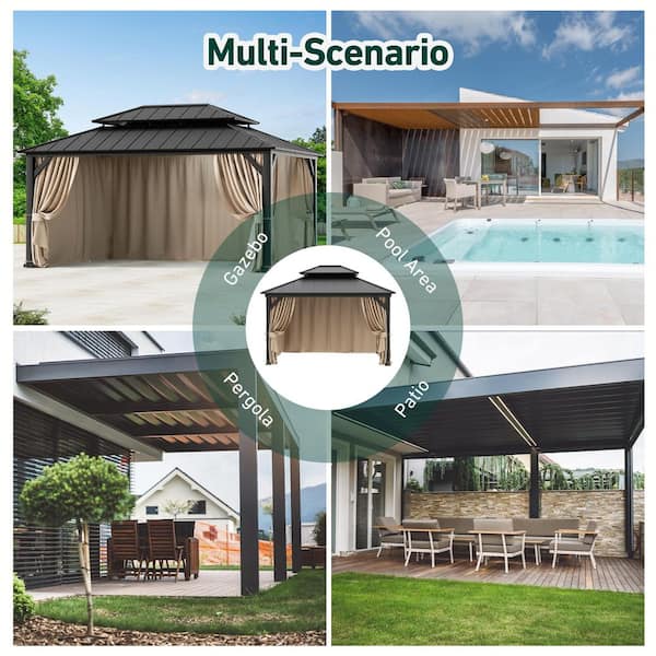 fona Ultra Series 12 ft. x 16 ft. Gazebo Replacement Privacy
