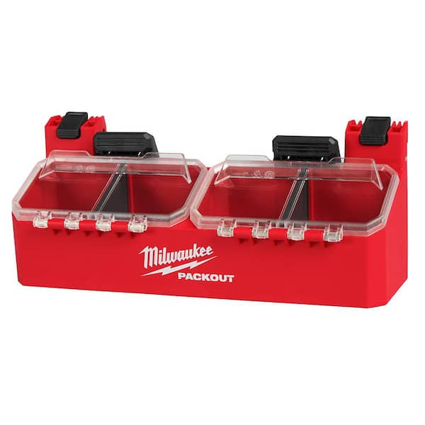 Milwaukee PACKOUT Tool Box 2-Bin Attachment 48-22-8610 - The Home
