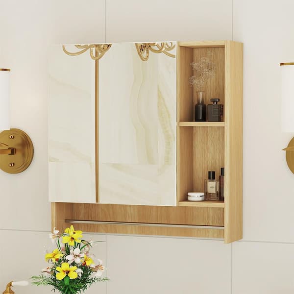 21.6 in. W x 22 in. H Rectangle Framless Mirror Wall Mirror Vanity Mirror