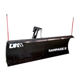 Rampage II Elite 82 in. x 19 in. Custom Mount Snow Plow Kit with Actuator Lift