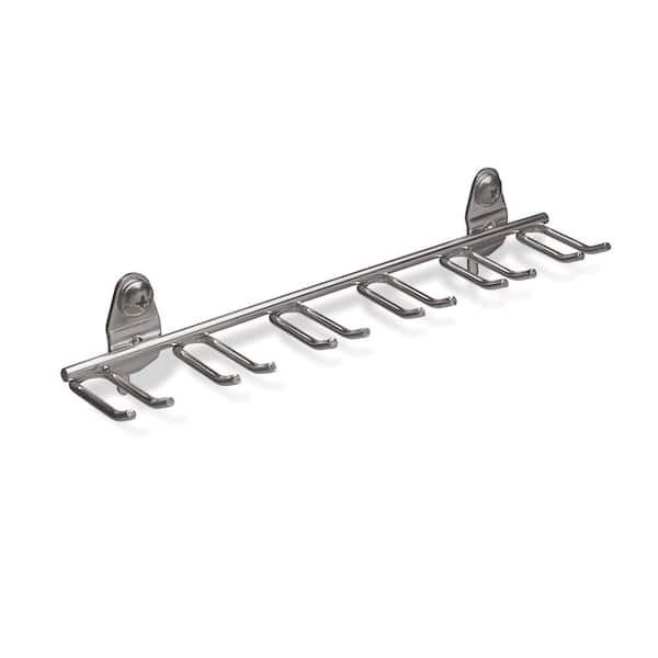 Triton Products 8-1/8 in. W Stainless Steel Multi-Prong Tool/Wrench Holder  for 1/8 in. and 1/4 in. Pegboard, (1-Pack) 86660 - The Home Depot