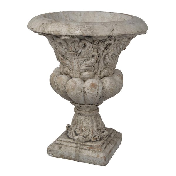 A & B Home Danna Weathered Antique Ceramic Garden Urn