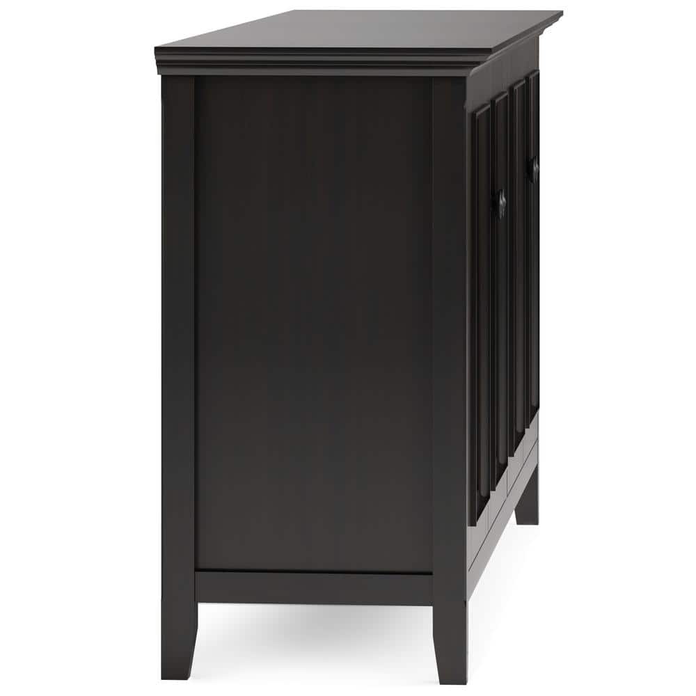 Amherst Brown Solid Wood 66" Traditional Storage Cabinet