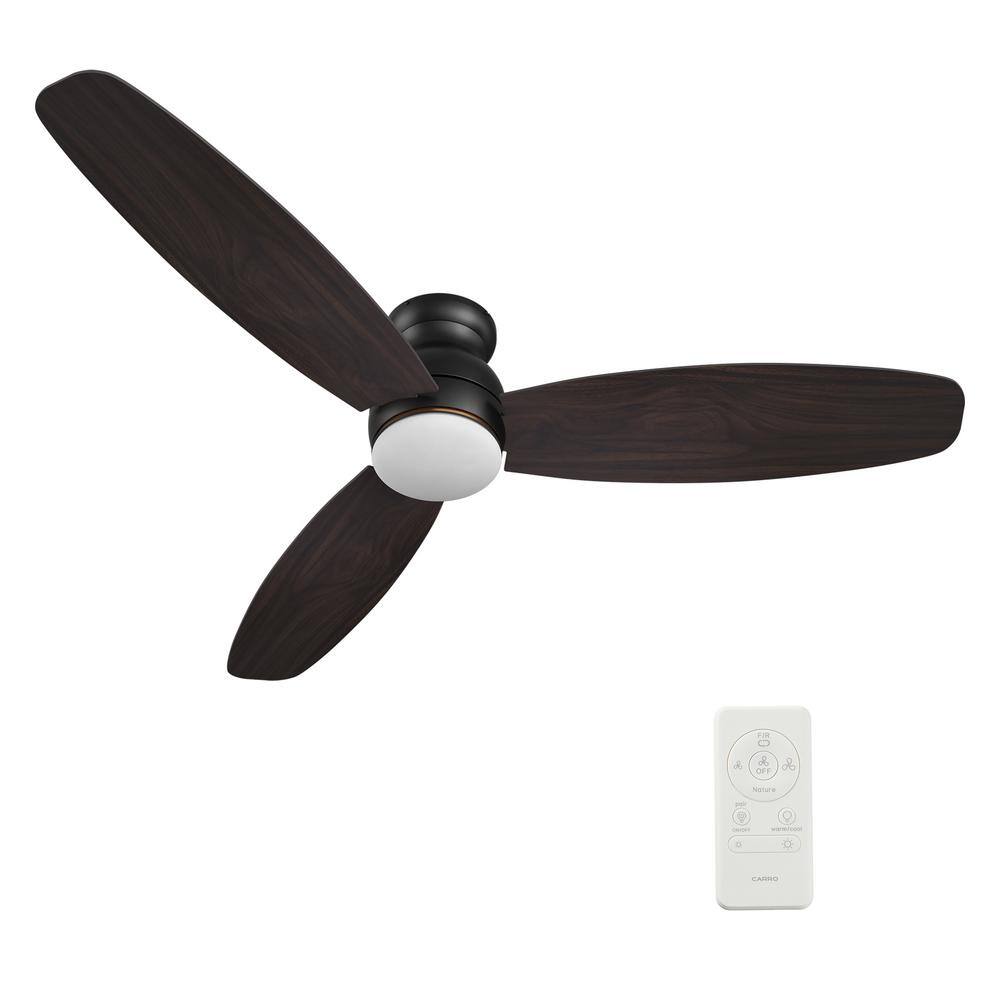 Arran 60 in. Color Changing Integrated LED Indoor Matte Black 10-Speed DC Ceiling Fan with Light Kit and Remote Control price history on PriceWatchPro