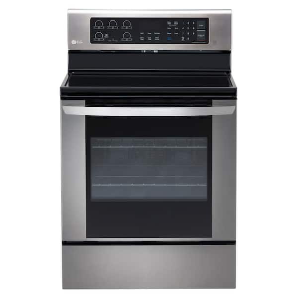 LG 6.3 cu. ft. Electric Range with EasyClean Convection Oven in Stainless Steel