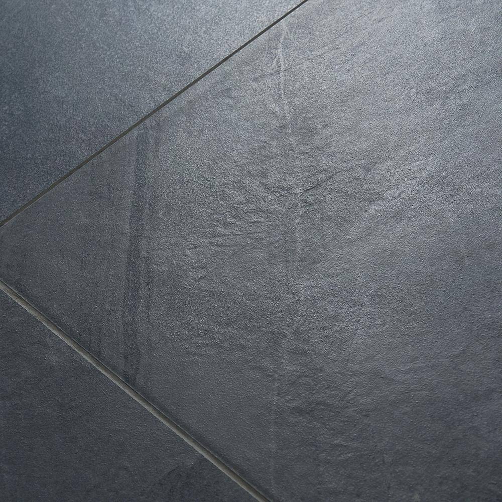 Copley Black 12" x 24" Matte Porcelain Stone Look Tile