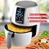 Brentwood Extra-Large 1400-Watt 5 qt. Black Electric Digital Air Fryer with  Temperature Control 985117025M - The Home Depot