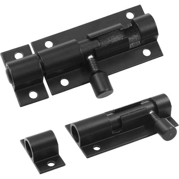 Spring Barrel Slide Bolt Latch 2-Pack Spring Loaded Slide Bolt Latches ...