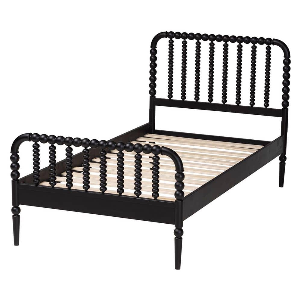 Lucera White Wood Frame Full Platform Bed - thumbnail 10