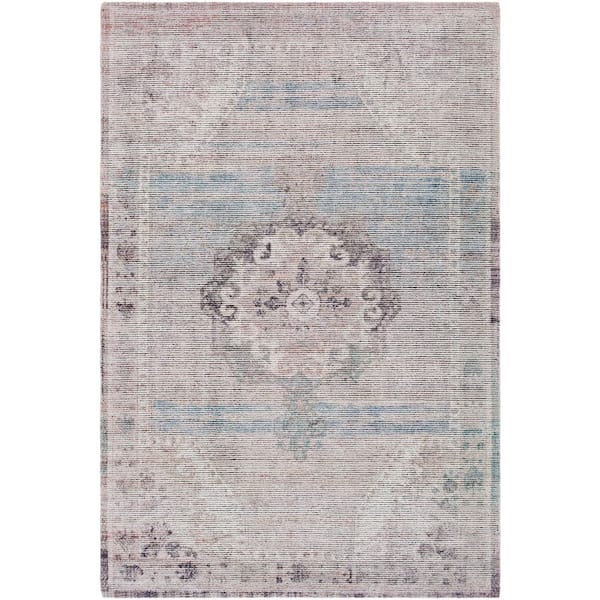 9 ft. x 12 ft. Gray or Ivory Luton LTN-2300 Handmade Area Rug