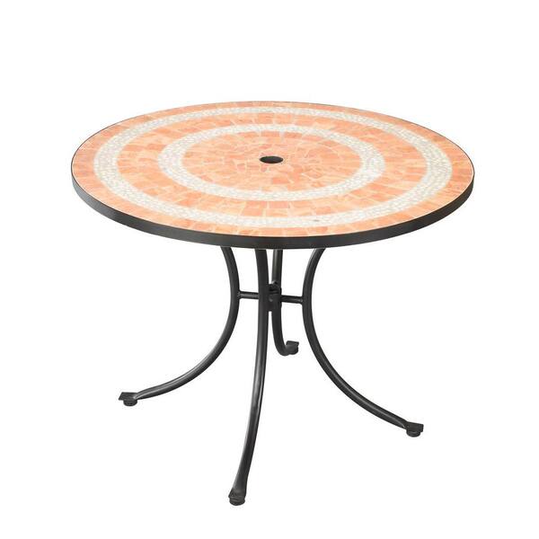 Home Styles Valencia Terra Cotta Patio Dining Table-DISCONTINUED