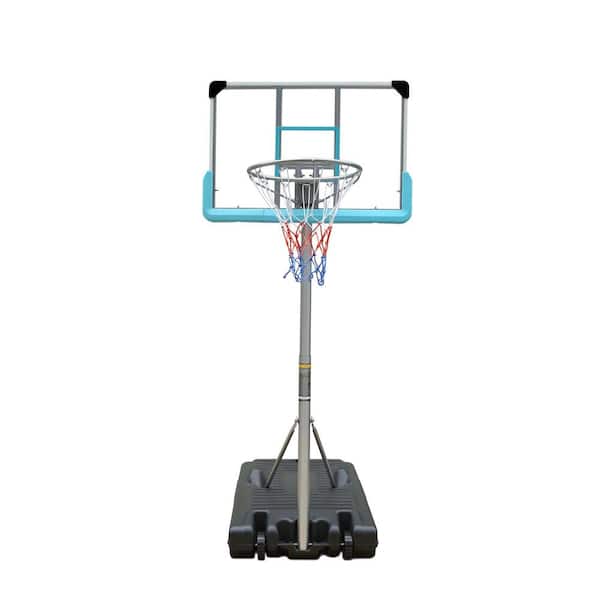 Sudzendf 4 ft. to 6.5 ft. Portable Poolside Basketball Hoop Swimming Pool Height-Adjustable with Stand