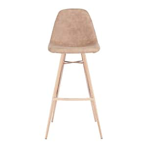 Mathison 42.5 in. Brown Bar Stool