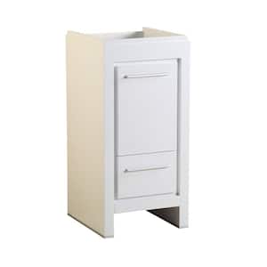 Allier 16 in. Modern Bathroom Vanity Cabinet in White