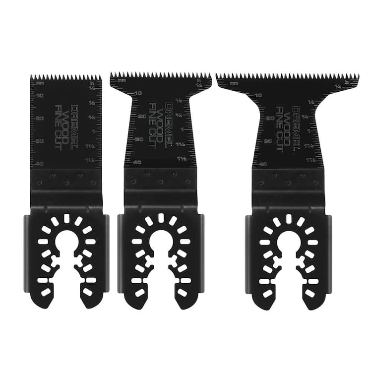 Dremel Universal Fine Wood Cut Oscillating Multi-Tool Blade Set (3-Piece)