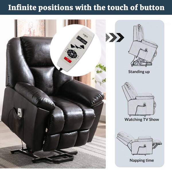 adjustable heated massage chair