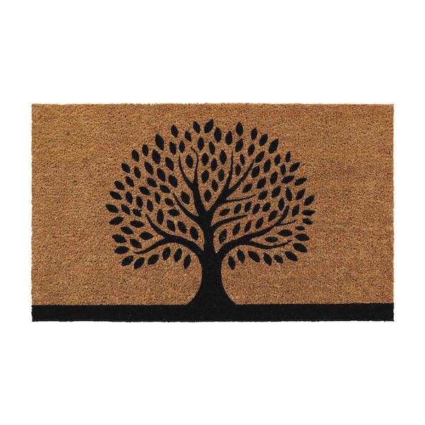Tree of Life 18 in. x 36 in. Coir Indoor/Outdoor Door Mat