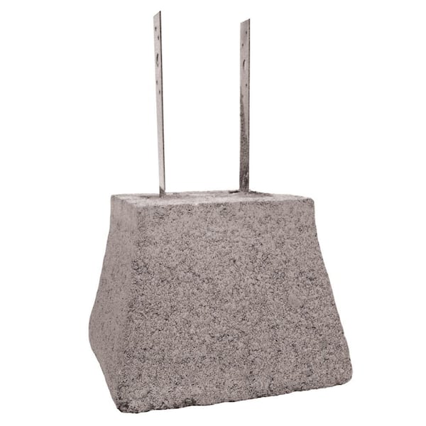 Home depot cement post hot sale base