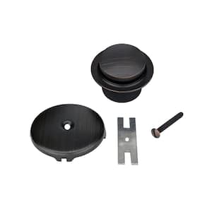 Tub Drain Trim and Single-Hole Overflow Cover for Bath Tubs, Oil Rubbed Bronze
