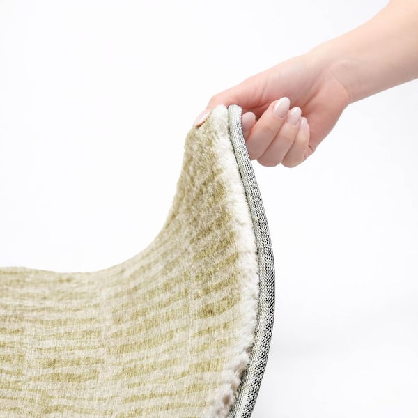 Dream Shag Premium Machine Washable Abstract ADS674 Beige 10 ft. x 14 ft. Area Rug