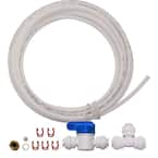 Ice Maker Kit for Standard 1/4" Output Reverse Osmosis Drinking Water Systems and Water Filters with 1/4 in. O.D.Tubing
