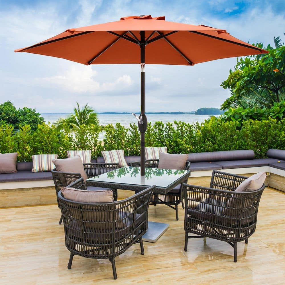 JOYESERY 7.5 ft. Market Patio Umbrella, Patio Table Umbrella with