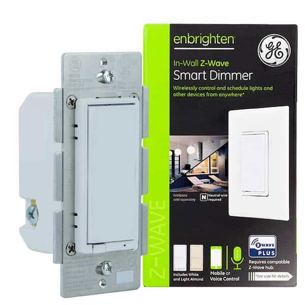 GE Enbrighten Z-Wave Plus In-Wall Smart Light Dimmer