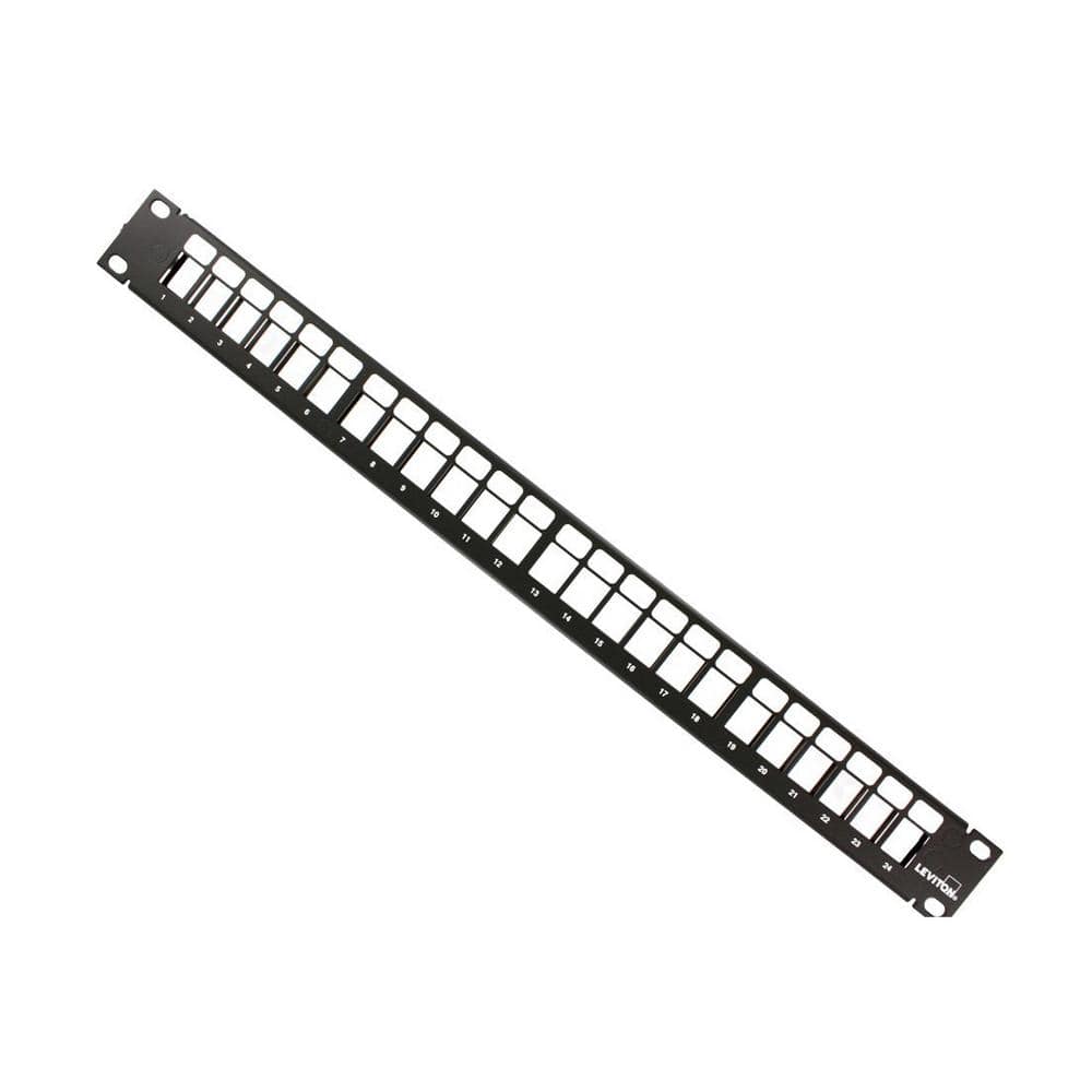 Leviton 24-Port QuickPort 1RU Patch Panel Cable Management Bar