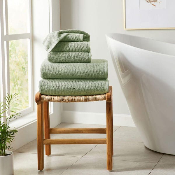 Eucalyptus 6-Piece Cotton Quick-Dry Towel Set