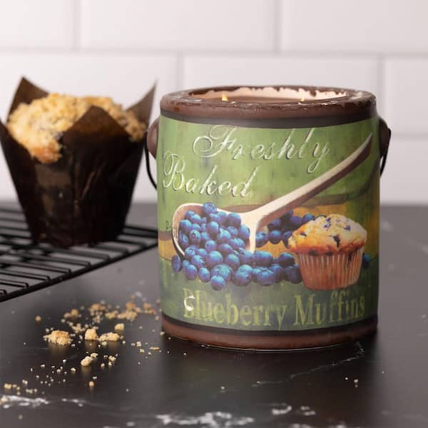 Unbranded Farm Fresh Ceramic Candle Blueberry Muffins