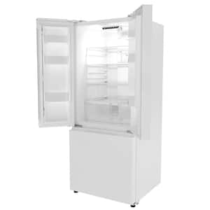 29 in. W 16.0 cu. ft. French Door Refrigerator in White