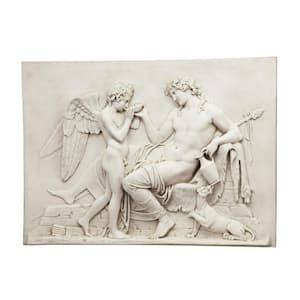 20 in. x 27 in. Eros and Dionysus High Relief Wall Frieze