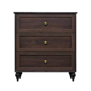 Wellington Brownish Grey 3-Drawer Chest of Drawers