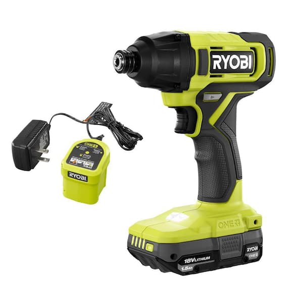 ONE+ 18V Cordless 1/4 in. Impact Driver Kit with 1.5 Ah Battery and Charger