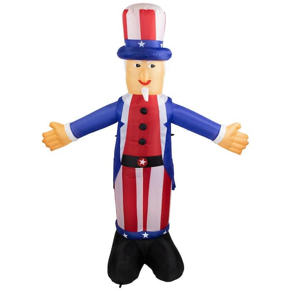 Lighted Inflatable Uncle Sam Patriotic Outdoor Decoration-6 ft.