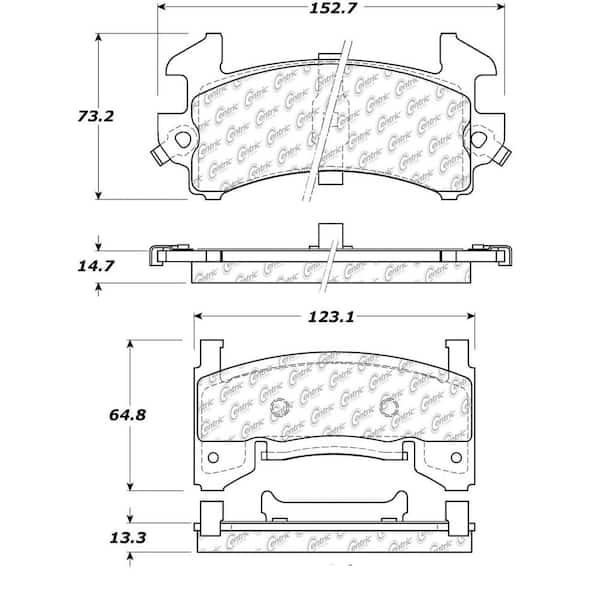 Centric Parts Disc Brake Pad Set
