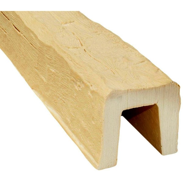 American Pro Decor 5 in. x 5 in. x 12.75 ft. Unfinished  Hand Hewn Faux Wood Beam