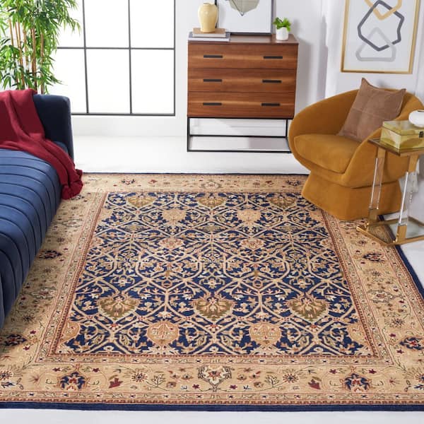 Persian Legend 10 ft. x 14 ft. Blue/Gold Oriental Area Rug