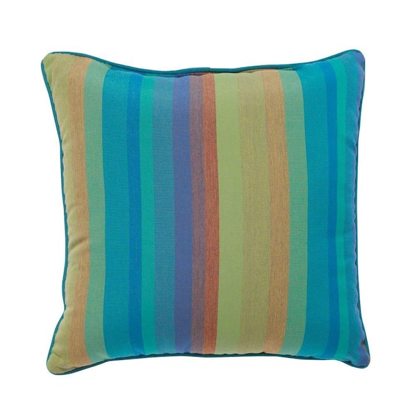 RST Brands Astoria Lagoon 17 in. x 17 in. Outdoor Throw Pillow