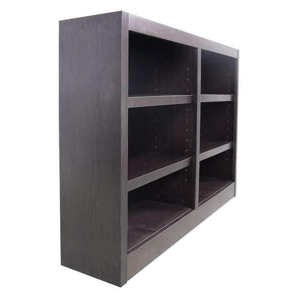 Concepts In Wood 36 in. Espresso Wood 6-shelf Standard Bookcase