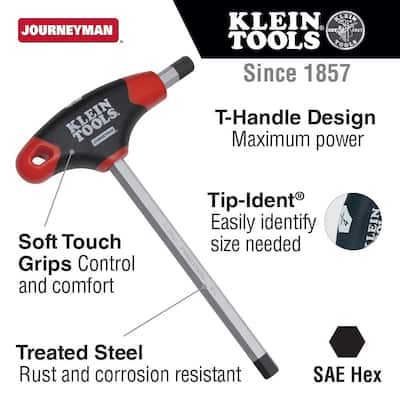 Sora T-Handle Double Ended Hex Key 4MM Sora T-Handle Double Ended Hex Key 4MM