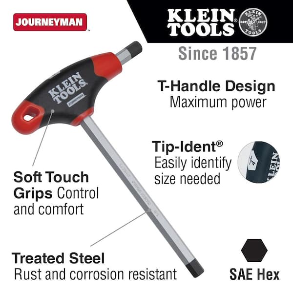 Journeyman 5/16 in. Hex Key T-Handle, 9 in. ()