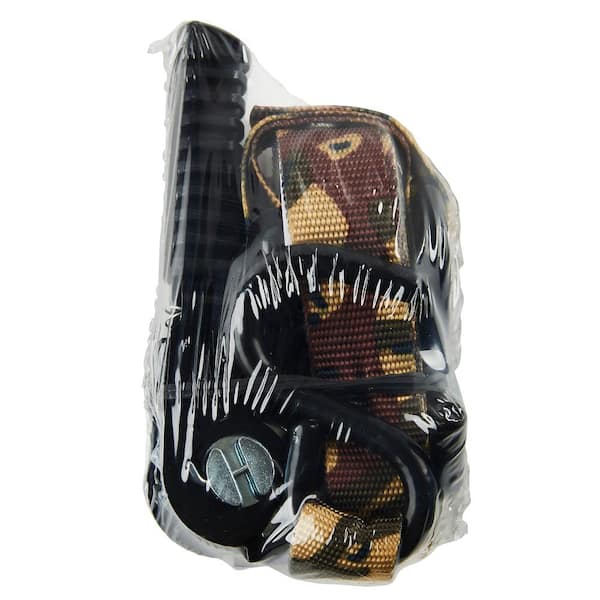 Camo Pistol Grip Ratchet Tie-Down Strap 12 ft. x 1 in. 500 lbs.