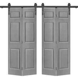 Bifold doors 5+1 type 4800mm width*2200mm height gray aluminum