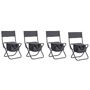 Set of 5, Folding Outdoor Table and Chairs Set for Indoor, Outdoor Camping, Picnics, Beach, Backyard