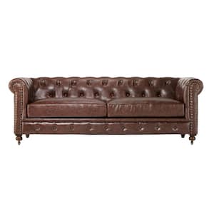 Gordon Brown Leather Sofa